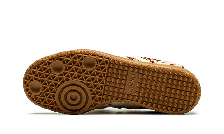 ADIDAS SAMBA LT COW PRINT BROWN WHITE (WOMEN&