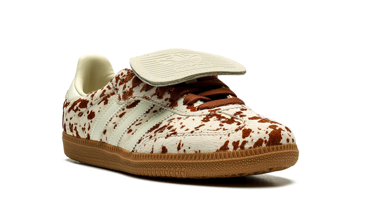 ADIDAS SAMBA LT COW PRINT BROWN WHITE (WOMEN&