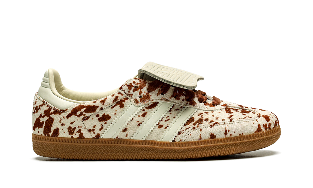 ADIDAS SAMBA LT COW PRINT BROWN WHITE (WOMEN&