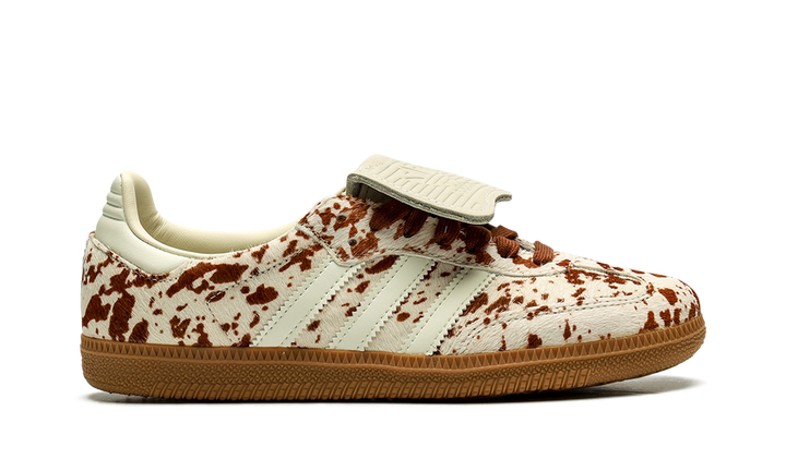 ADIDAS SAMBA LT COW PRINT BROWN WHITE (WOMEN&