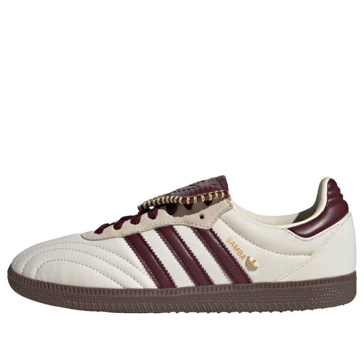 ADIDAS SAMBA LT CREAM WHITE MAROON (WOMEN&