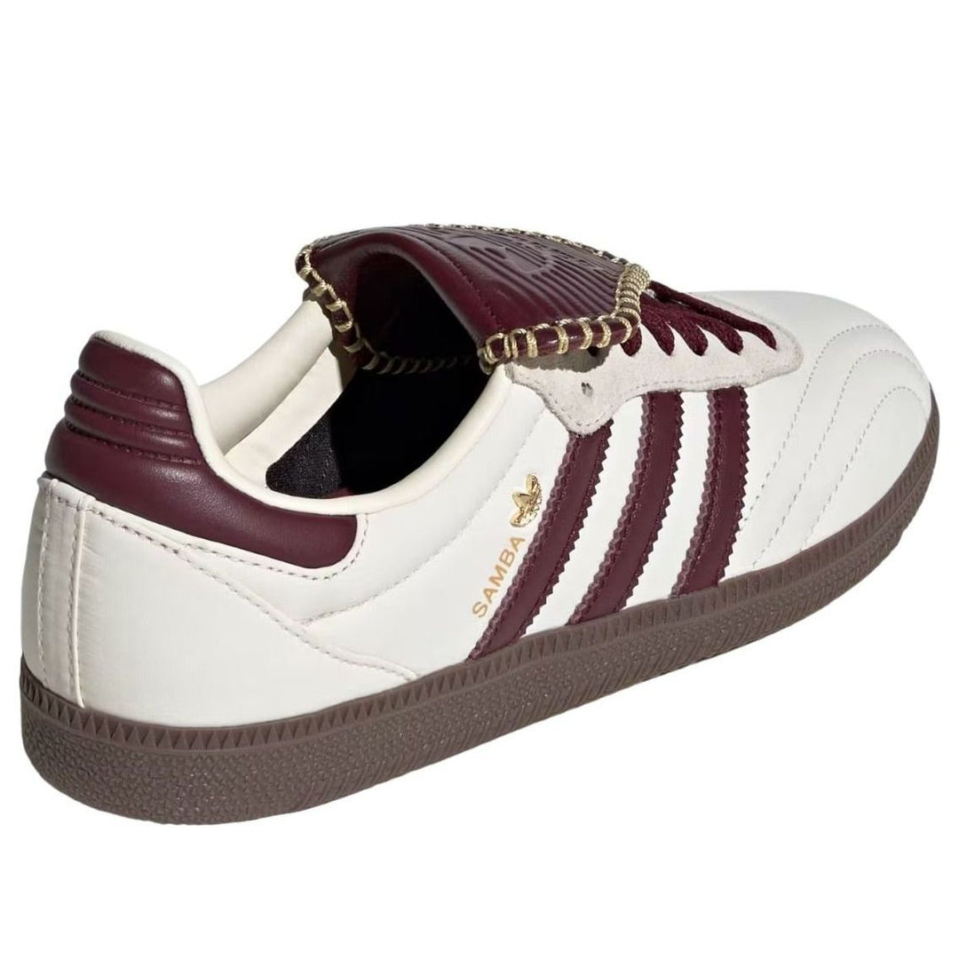 ADIDAS SAMBA LT CREAM WHITE MAROON (WOMEN&