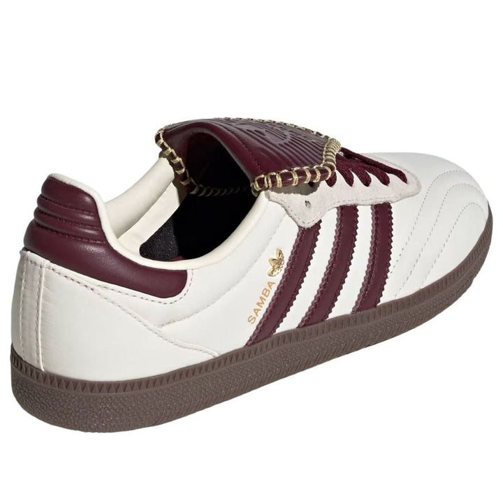 ADIDAS SAMBA LT CREAM WHITE MAROON (WOMEN&