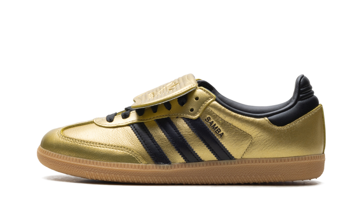 ADIDAS SAMBA LT GOLD METALLIC BLACK GUM WOMENS
