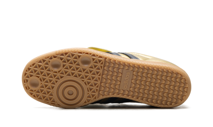 ADIDAS SAMBA LT GOLD METALLIC BLACK GUM WOMENS