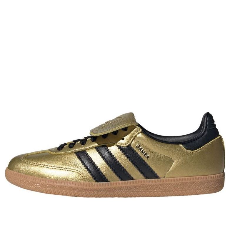 ADIDAS SAMBA LT GOLD METALLIC BLACK GUM WOMENS