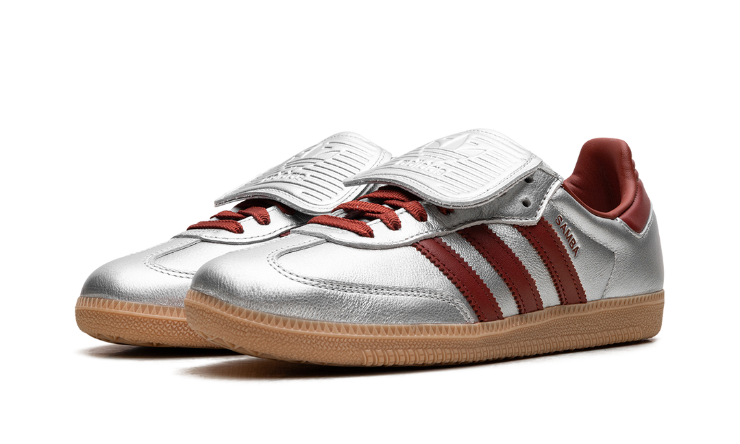 ADIDAS SAMBA LT SILVER METALLIC RUBY GUM WOMENS