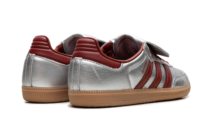 ADIDAS SAMBA LT SILVER METALLIC RUBY GUM WOMENS