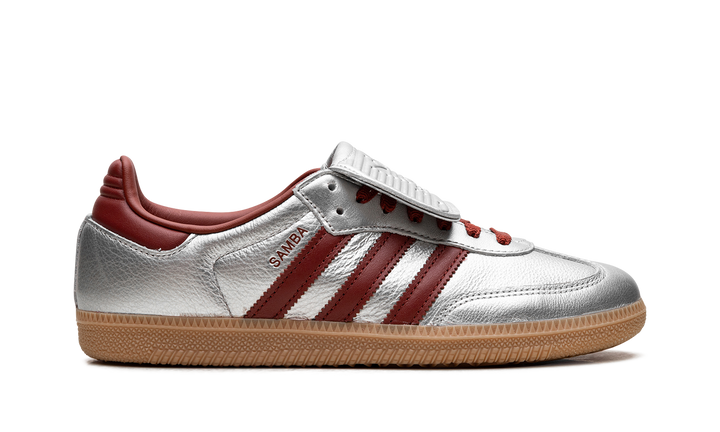 ADIDAS SAMBA LT SILVER METALLIC RUBY GUM WOMENS