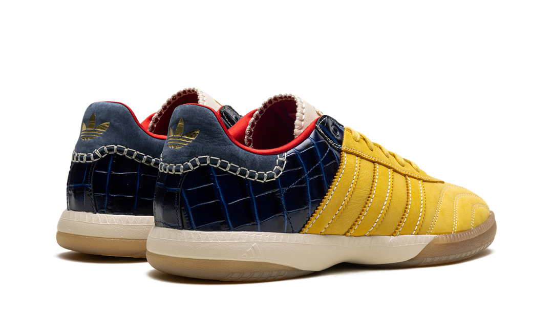 ADIDAS SAMBA MILLENNIUM WALES BONNER FADE GOLD NAVY CROC