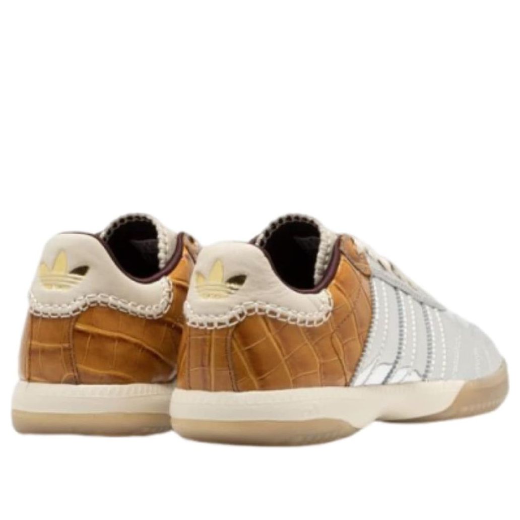 ADIDAS SAMBA MILLENNIUM WALES BONNER SILVER METALLIC YELLOW CROC