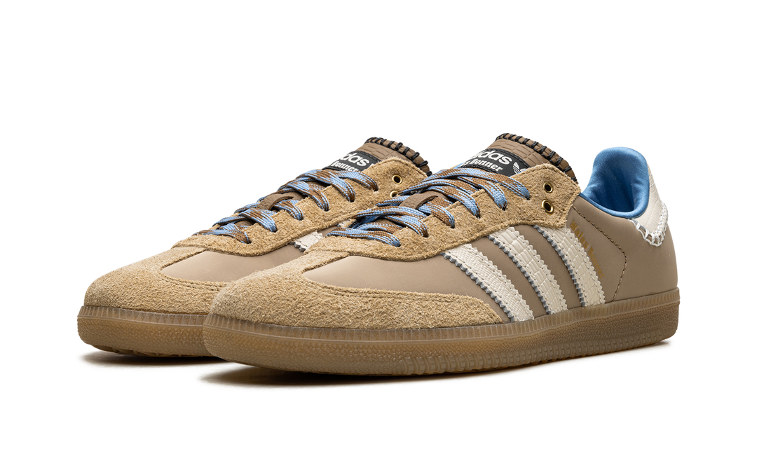 ADIDAS SAMBA NYLON X WALES BONNER DESERT WHITE — Stock 