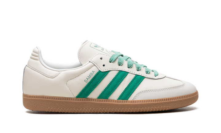 ADIDAS SAMBA OFF WHITE COURT GREEN WOMENS