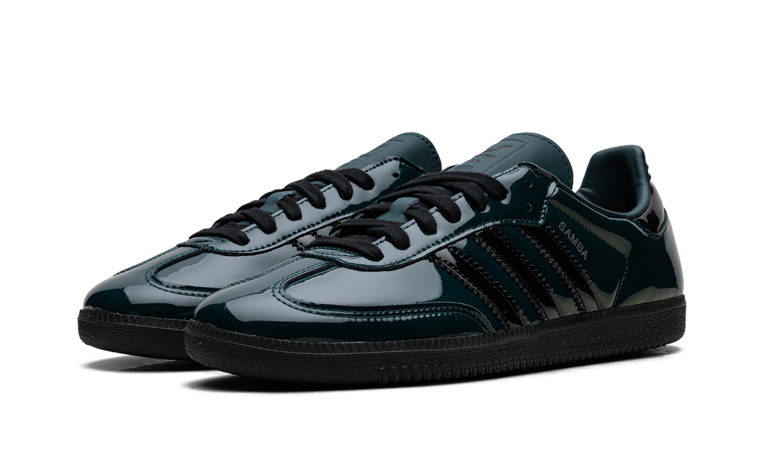 ADIDAS SAMBA OG AURORA IVY BLACK PATENT WOMENS