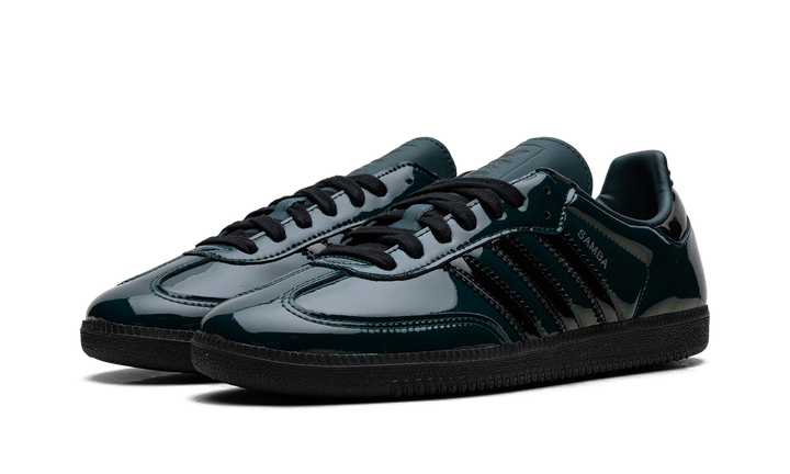 ADIDAS SAMBA OG AURORA IVY BLACK PATENT WOMENS