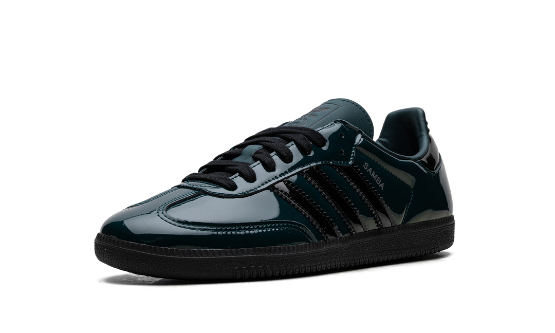 ADIDAS SAMBA OG AURORA IVY BLACK PATENT WOMENS