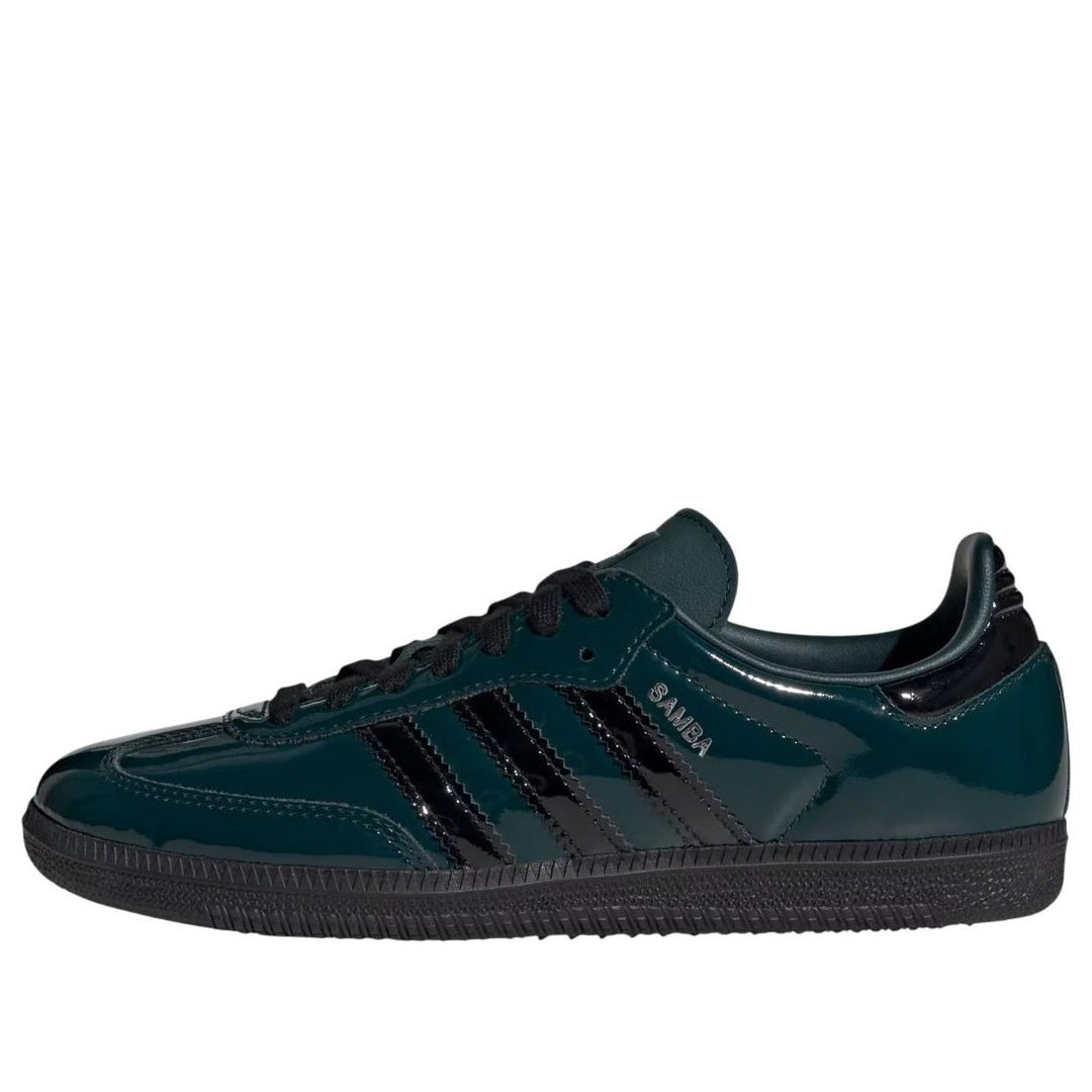 ADIDAS SAMBA OG AURORA IVY BLACK PATENT WOMENS