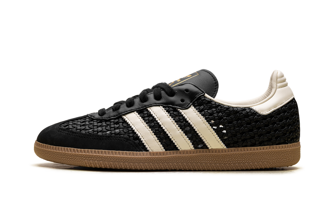 ADIDAS SAMBA OG BASKETWEAVE BLACK CREAM WHITE (WOMEN&