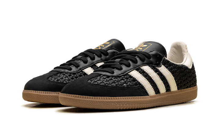 ADIDAS SAMBA OG BASKETWEAVE BLACK CREAM WHITE (WOMEN&