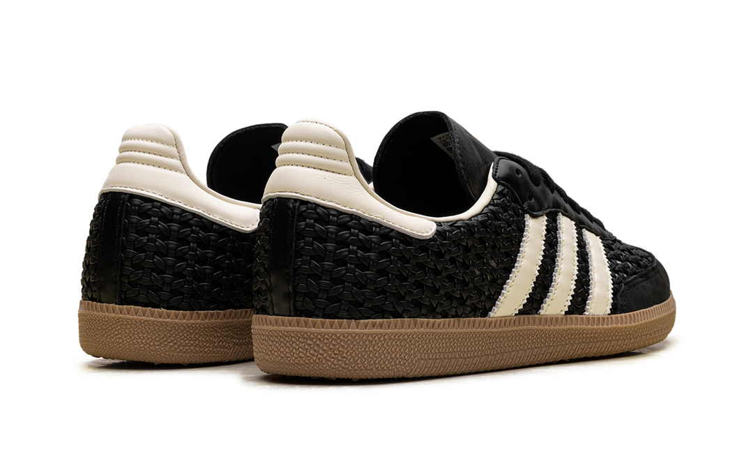 ADIDAS SAMBA OG BASKETWEAVE BLACK CREAM WHITE (WOMEN&