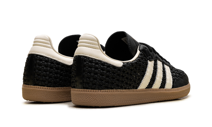 ADIDAS SAMBA OG BASKETWEAVE BLACK CREAM WHITE (WOMEN&
