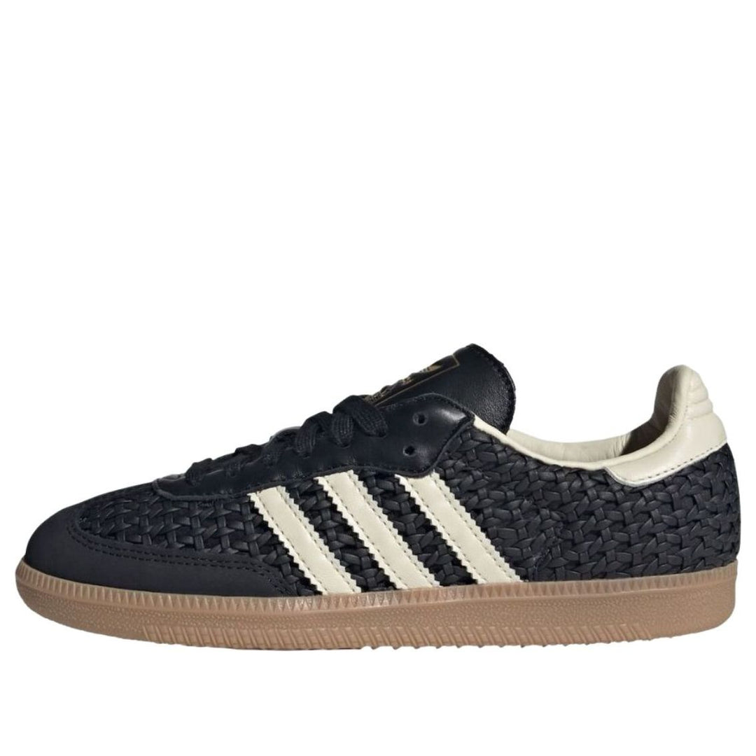 ADIDAS SAMBA OG BASKETWEAVE BLACK CREAM WHITE (WOMEN&