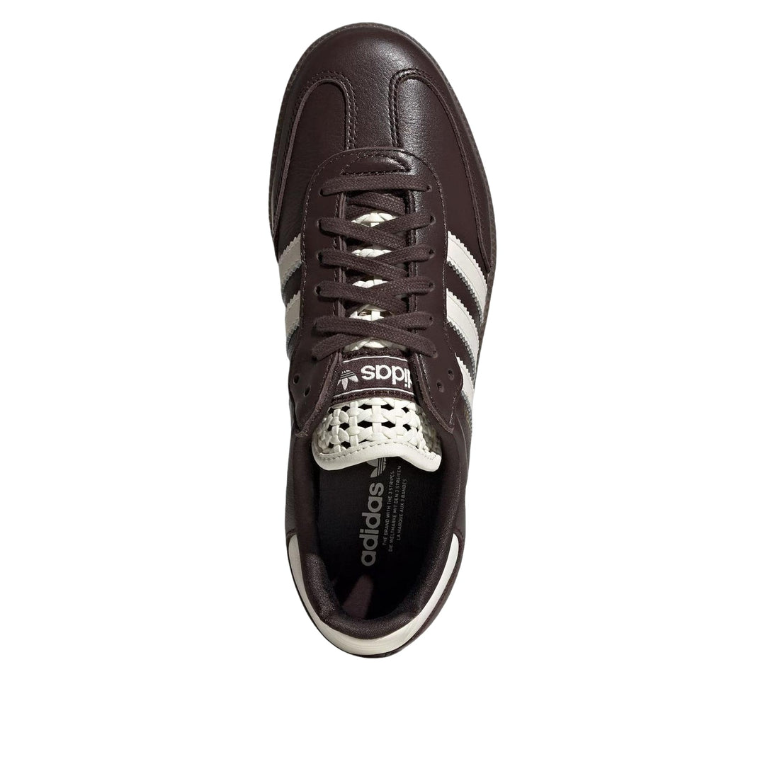ADIDAS SAMBA OG BASKETWEAVE TONGUE AURORA COFFEE OFF WHITE (WOMEN&