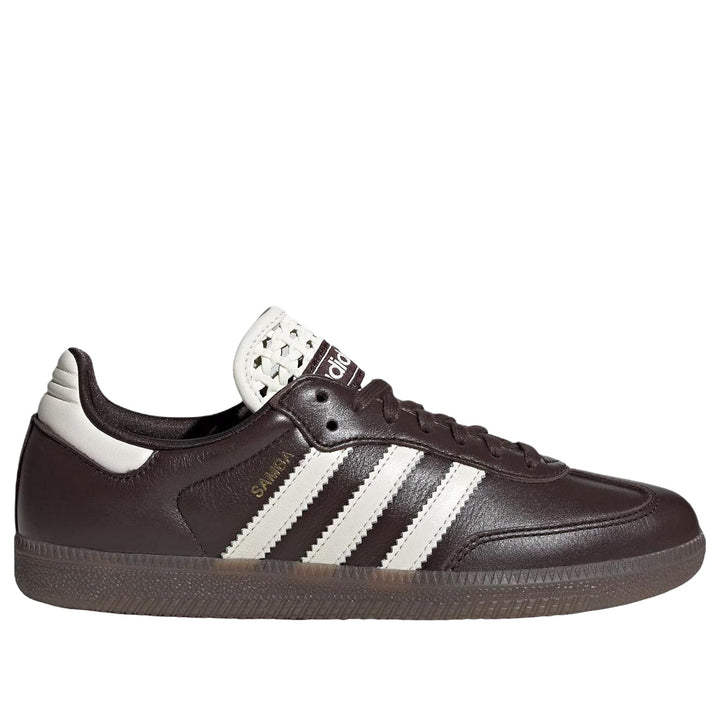 ADIDAS SAMBA OG BASKETWEAVE TONGUE AURORA COFFEE OFF WHITE (WOMEN&