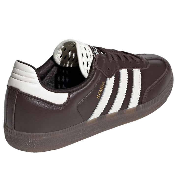 ADIDAS SAMBA OG BASKETWEAVE TONGUE AURORA COFFEE OFF WHITE (WOMEN&