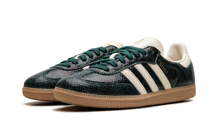 ADIDAS SAMBA OG BLACK CREAM WHITE COLLEGIATE GREEN