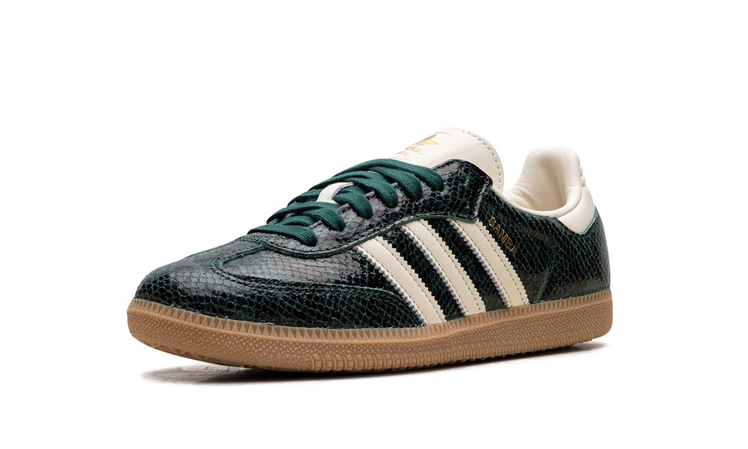 ADIDAS SAMBA OG BLACK CREAM WHITE COLLEGIATE GREEN