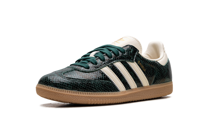 ADIDAS SAMBA OG BLACK CREAM WHITE COLLEGIATE GREEN