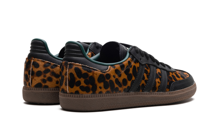 ADIDAS SAMBA OG BLACK GREEN LEOPARD (WOMEN&