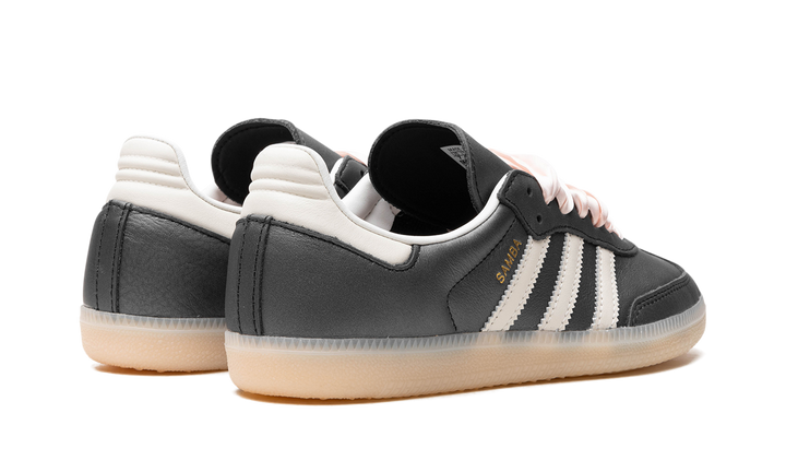ADIDAS SAMBA OG BLACK PINK RIBBON LACES WOMENS