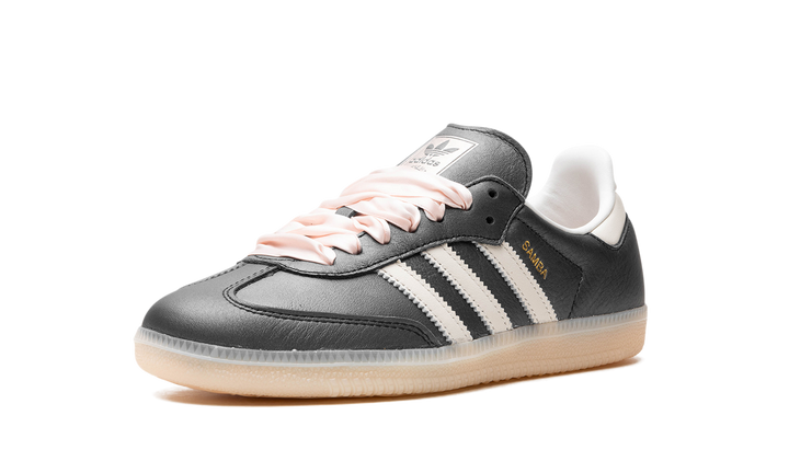 ADIDAS SAMBA OG BLACK PINK RIBBON LACES WOMENS