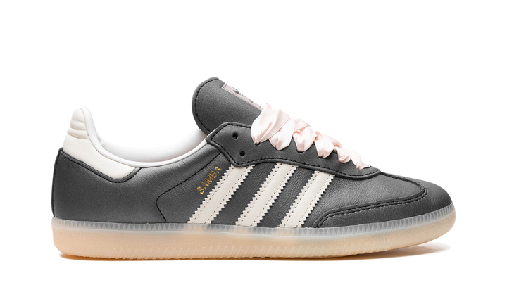ADIDAS SAMBA OG BLACK PINK RIBBON LACES WOMENS