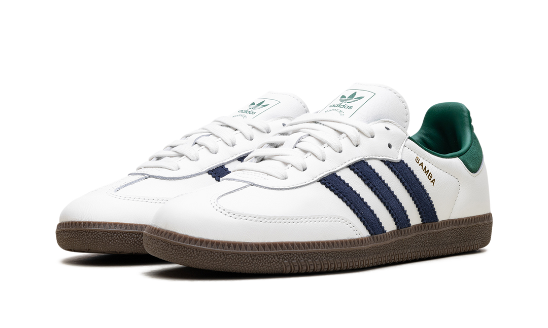 ADIDAS SAMBA OG BLACK WHITE COLLEGIATE GREEN