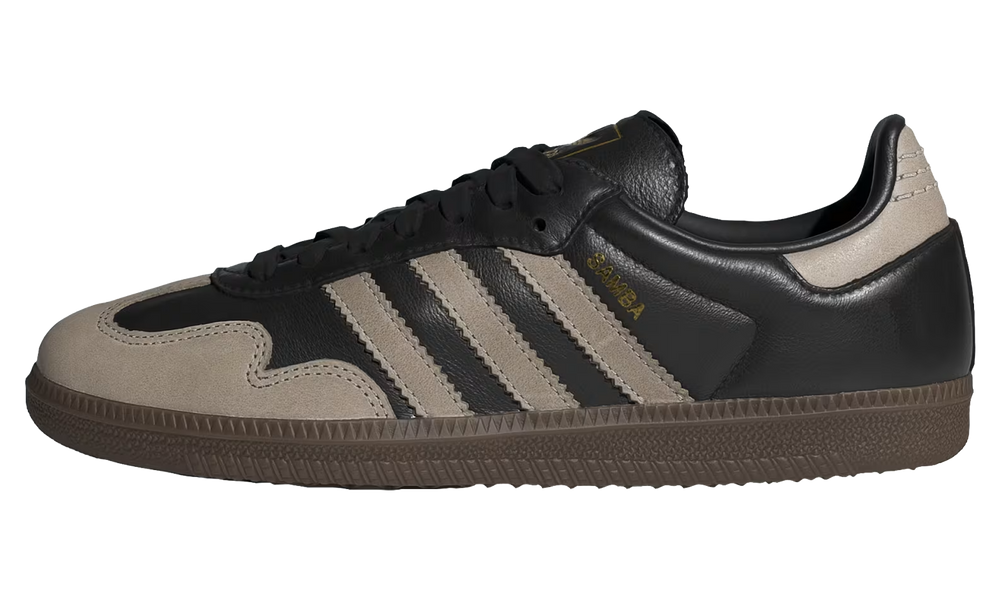 ADIDAS SAMBA OG BLACK WONDER BEIGE (WOMEN'S) — Stock #2