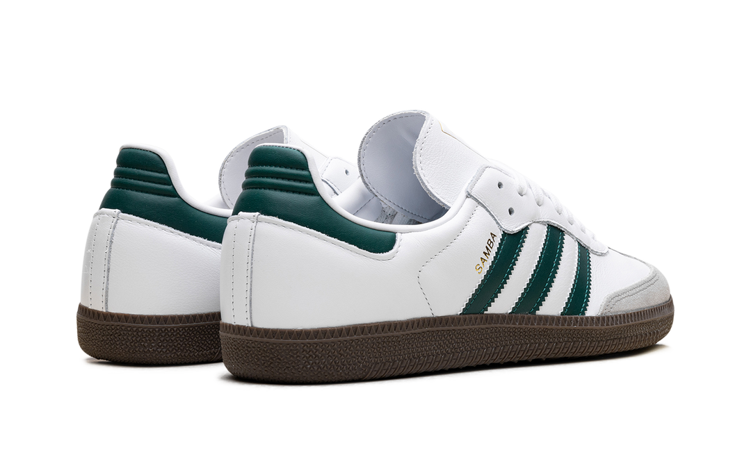 ADIDAS SAMBA OG CLOUD WHITE COLLEGIATE GREEN