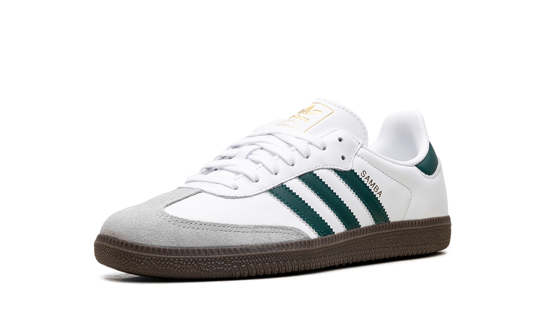 ADIDAS SAMBA OG CLOUD WHITE COLLEGIATE GREEN