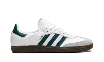 ADIDAS SAMBA OG CLOUD WHITE COLLEGIATE GREEN — Stock