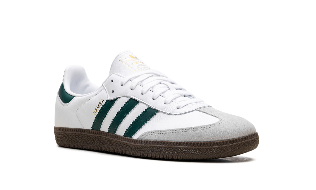 ADIDAS SAMBA OG CLOUD WHITE COLLEGIATE GREEN