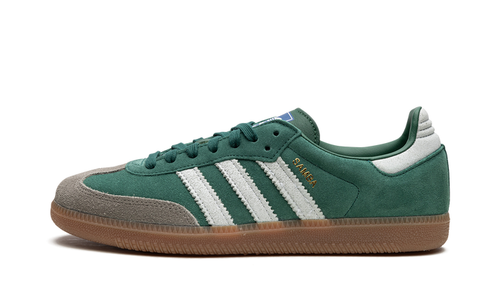 ADIDAS SAMBA OG COLLEGIATE GREEN GUM GREY TOE
