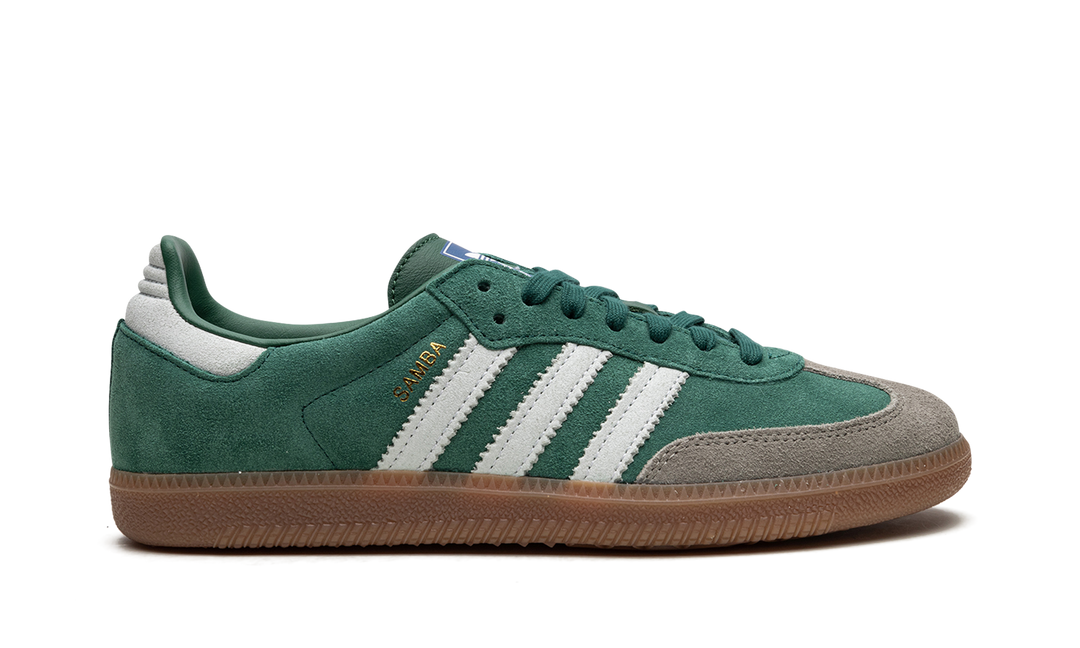 ADIDAS SAMBA OG COLLEGIATE GREEN GUM GREY TOE