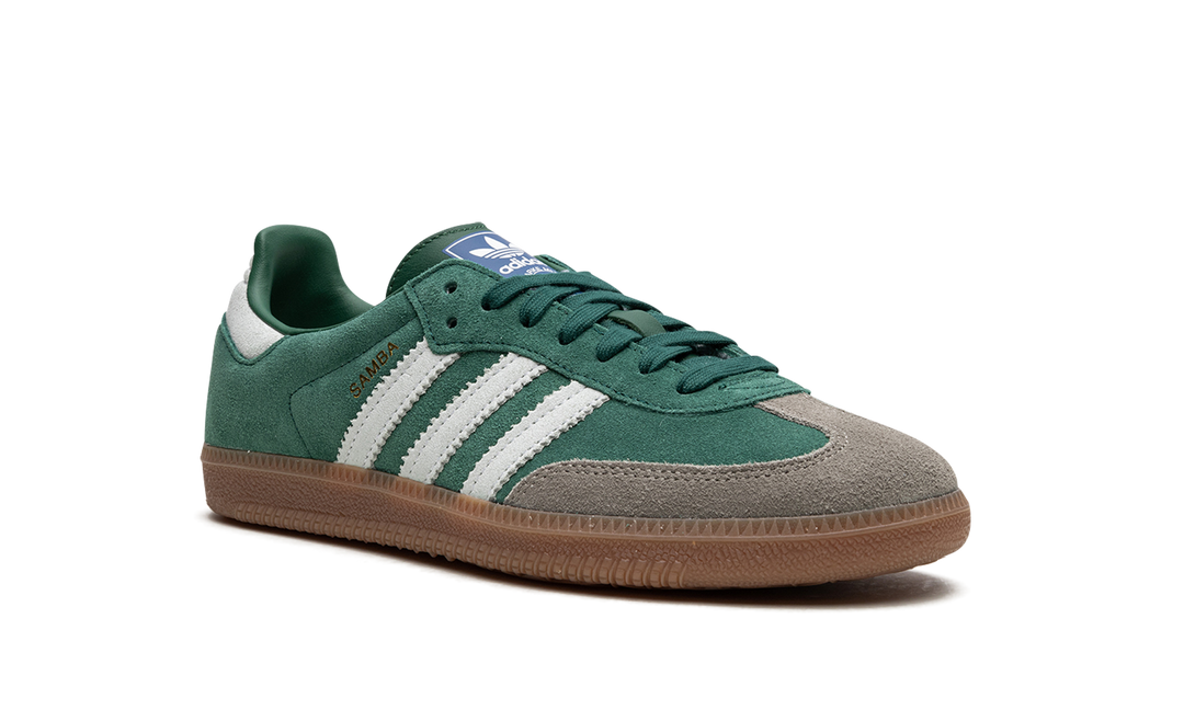ADIDAS SAMBA OG COLLEGIATE GREEN GUM GREY TOE
