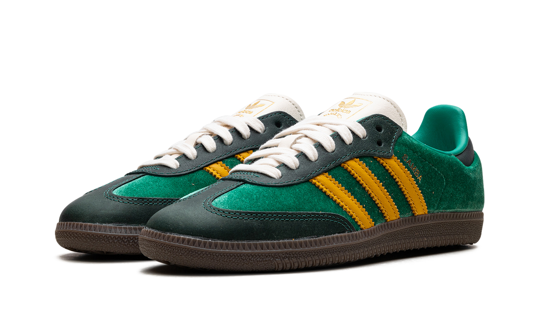 ADIDAS SAMBA OG COURT GREEN PRELOVED YELLOW WOMENS