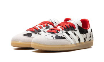 ADIDAS SAMBA OG COW PRINT AURORA COFFEE (WOMEN'S) — Stock
