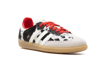 ADIDAS SAMBA OG COW PRINT AURORA COFFEE (WOMEN'S) — Stock