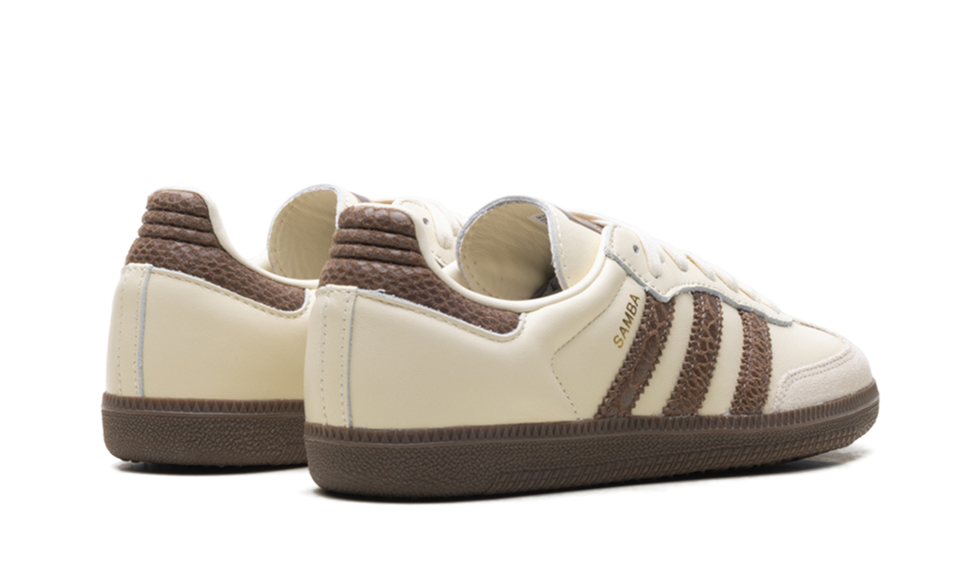 ADIDAS SAMBA OG CREAM EARTH STRATA MAROON (WOMEN&