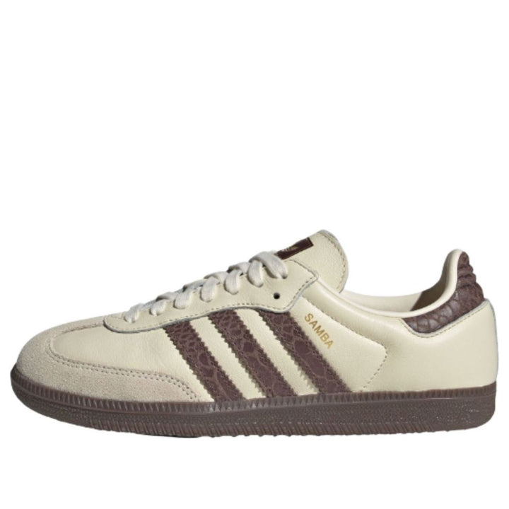ADIDAS SAMBA OG CREAM EARTH STRATA MAROON (WOMEN&